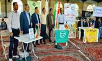برپایی میز ارتباطات مردمی جهاد کشاورزی سبزوار در حاشیه نماز جمعه